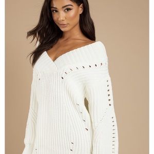 Over sized sweater dress